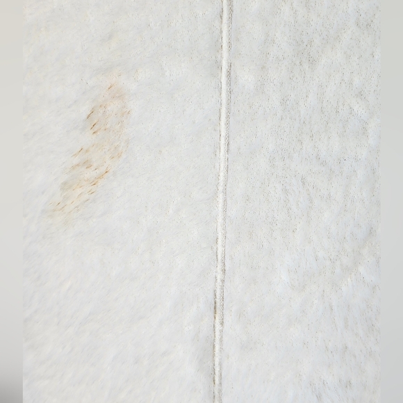 Luxurious Ivory Faux Fur Coat L - XL! - Picture 11 of 13